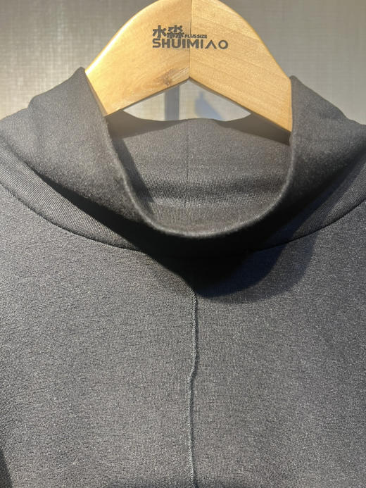 水淼2025冬新款高领宽松密包搞高弹休闲小衫1868 商品图11