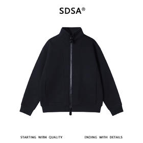 WT299SDSA男士秋冬新款痞帅男装美式复古纯色拉链开衫立领卫衣外套百搭