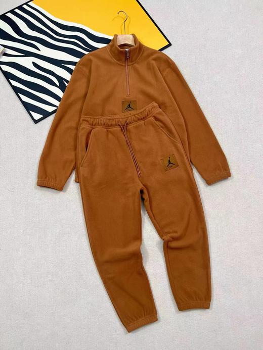 D120213男子2025冬季新款三色摇粒绒立领卫衣+长裤套装 商品图3