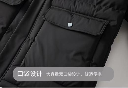 D120221冬季休闲运动款加厚保暖连帽棉衣情侣棉服 商品图7