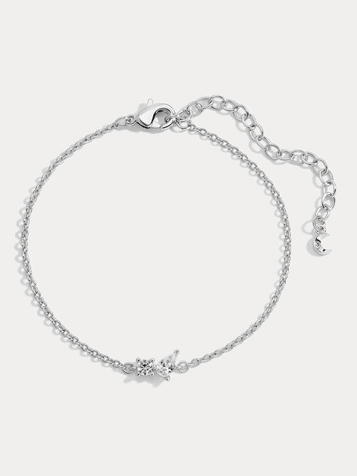 订购8周到｜Lili Claspe-Bryn-布林 银色 锆石 手链［美国设计师］ 商品图0