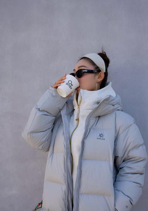 男女同款代工厂进出专柜大爆款凯乐石惠斯勒长款鹅绒服 商品图3