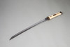 独角鹿西洋古董1603-1868年代日本江户时期出品东方瑞兽主题铜鎏金银精雕装饰漆木刀鞘及鲛皮手柄胁差 配小刃 商品缩略图3