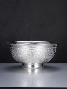 子佩集S999【锦绣年年】碗摆件【FS024】纯银餐具2412