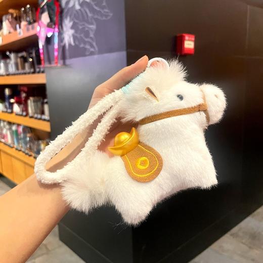 【可爱毛绒元宝小马挂件】新年礼盒 创意卡通小马公仔钥匙扣 马年吉祥物  商品图8