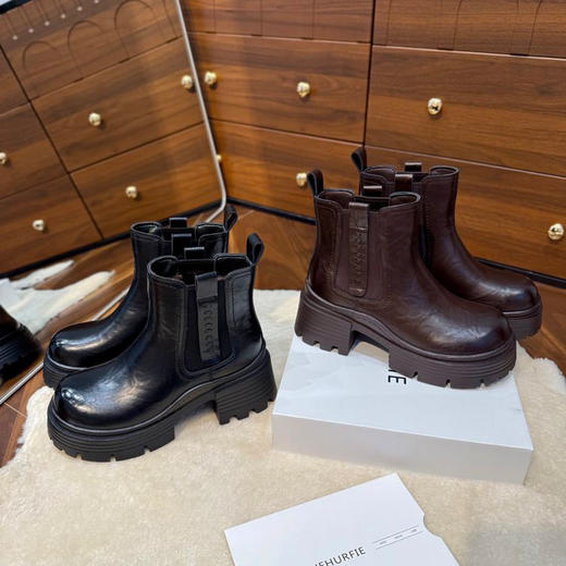 【纪华菲】百搭烟筒靴AB25582-1R基地直邮 商品图2