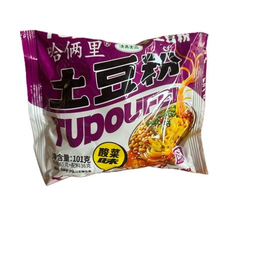 哈俩里土豆粉丝两种口味老款经典口味麻辣味酸辣味袋装21袋整箱 商品图1