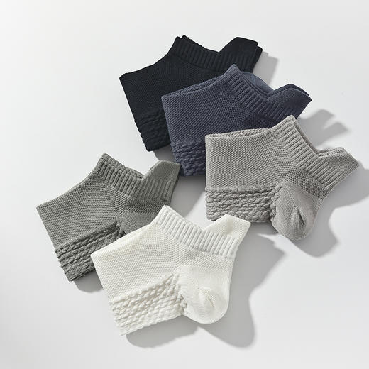 【国标消臭认证 7A级抗菌】猫人薄款消臭短袜 新疆精梳棉 吸汗透气 柔软亲肤 商品图6