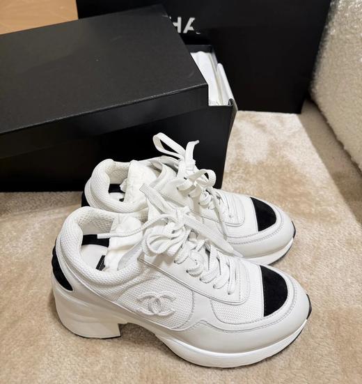 重磅渠道  25K高跟运动鞋  黑白配  透气网面 TPU超轻防滑大底 商品图1