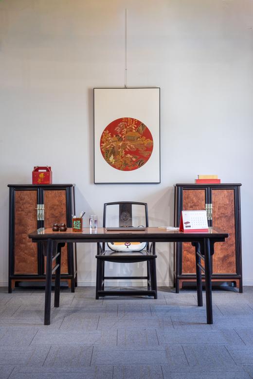 红桥红  家具严选  缅甸花梨(大果紫檀）  【书房搭配】 商品图0