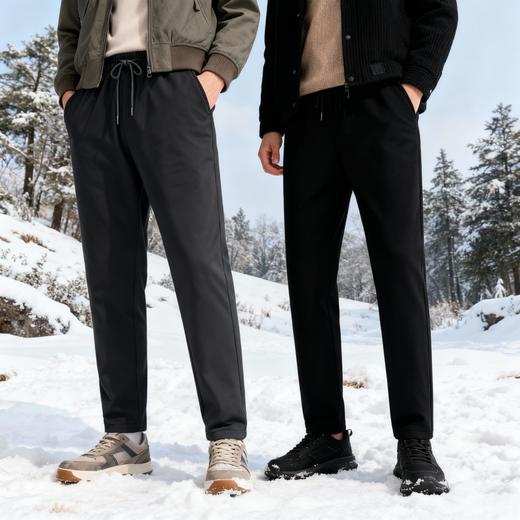 【超模君严选 清仓福利】罗蒙ROMON防风抗寒鹅绒裤，四层锁绒技术，三防面料➕纳米技术，有效防水防油防污，抗风保暖，男女同款 （3-5天发货） 商品图0