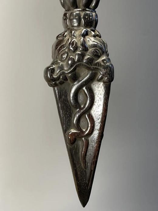 小叶紫檀雕密宗法器金刚橛，顺丰包邮 商品图13