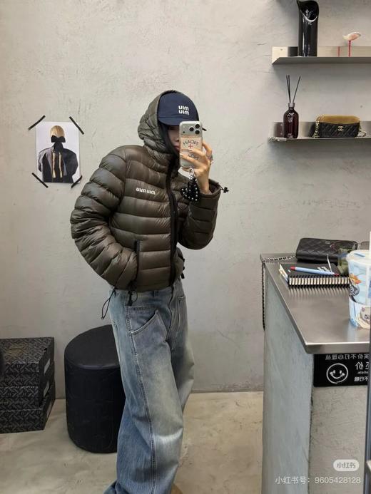 Mi*MI|缪系~排骨风女士连帽轻便羽绒服 商品图1