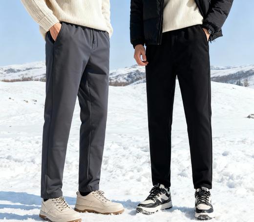 【超模君严选 清仓福利】罗蒙ROMON防风抗寒鹅绒裤，四层锁绒技术，三防面料➕纳米技术，有效防水防油防污，抗风保暖，男女同款 （3-5天发货） 商品图1
