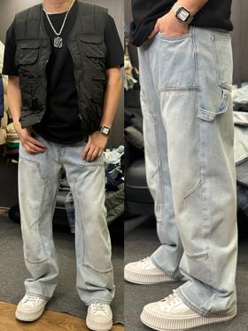 显瘦百搭时尚潮流牛仔裤（波哥穿33码参考⚠️ 偏大一码）