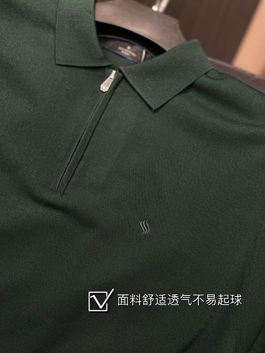 半拉链衬衫上衣短袖 商品图1