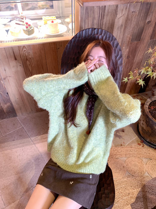 <曾小咸推荐> 现货秒杀！微信超特价！绿色毛衣日常209.99 立减100 秒杀109.99！棕色绣花短裙 日常139.99 立减70 秒杀69.99！ 商品图14