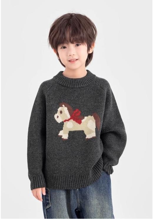 叮🔔🎄圣诞新年限定战袍来啦‼️【福运小马提花针织毛衣6088】🎄提前把圣诞穿在身上 chao级洋气，今天超多新款买到你过瘾😎王子公主请安心过节 商品图4