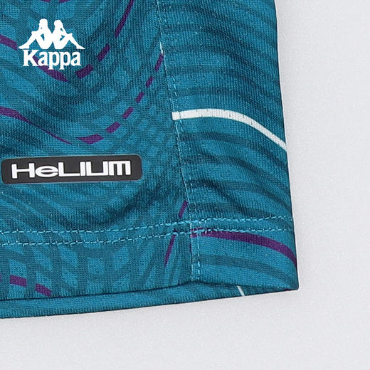 Kappa 男2025新款训练短袖球衣夏季休闲透气运动拼接t恤382D1CW 商品图4