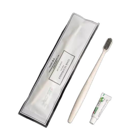 高档洗漱用品星级酒店一次性洗漱用品套装全套一次性牙刷牙膏批发 商品图4