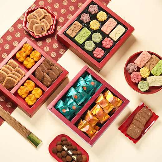 【云间福禄年礼】悠享时2025春节年货礼盒装中式糕点过年走亲戚送礼品新年高端点心团购788g 商品图5