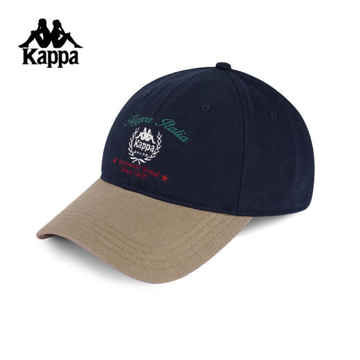 Kappa 2025新款撞色棒球帽男女鸭舌帽显脸小休闲遮阳帽K0GW8MB08 商品图2