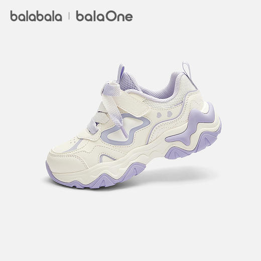 巴拉巴拉童鞋儿童老爹鞋女童运动鞋2025春秋鞋甜美透气潮舒适鞋子 商品图0