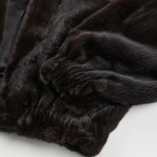 ROMI STUDIO“宝嘉美黑貂”北美进口气质小高领水貂皮草 RWCWWG6919 商品图5