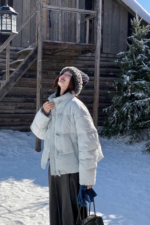 LNNNS 蓝色立领休闲加厚羽绒服 21603 商品图5