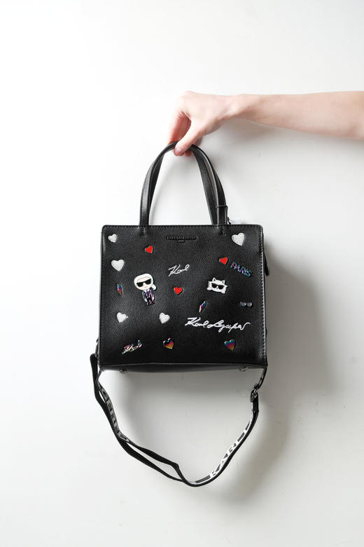 旅行包+手提包+托特包一起，公仔限定满印大容量法式包包C120360 商品图10