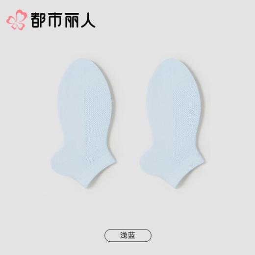 都市丽人袜子中厚高含棉袜子船袜简约生活袜子LCCDA4 商品图9