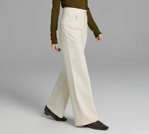 【通勤必备】噢蜜ooomeooo拉毛通勤窄版直筒牛仔裤 商品图5