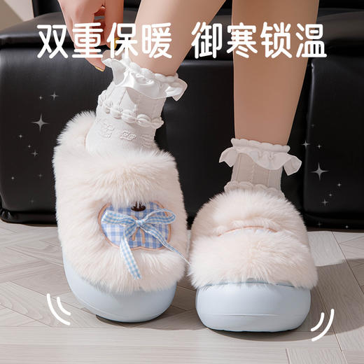 【YW】无忧购59元2件流氓兔棉拖鞋女冬季2025新款居家棉拖包跟家居室内防滑毛绒毛拖鞋ZS-3110（截单后3-5天发货) 商品图5