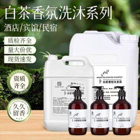 五星级酒店宾馆白茶洗发水沐浴露套装浴场民宿洗浴用品批发补充装