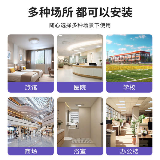 酒店专用壁挂皂液器免打孔安装按压洗发水沐浴液器浴室液体分装瓶 商品图1