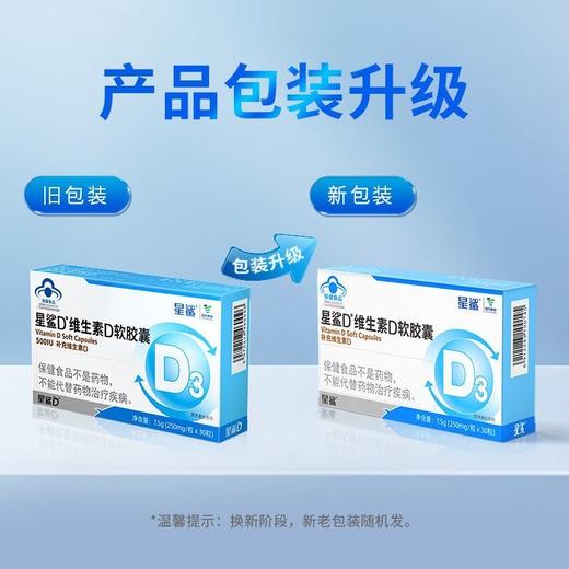 星鲨蓝色维生素D 30粒/盒 商品图2