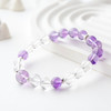 一念七宝 紫气东来 | 高净透白水晶紫水晶手串 商品缩略图1