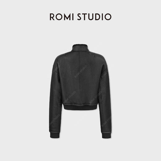 ROMI STUDIO西班牙进口美利奴皮毛一体小立领皮草外套 RWCAWT5197 商品图2