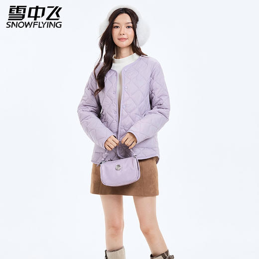 雪中飞 轻暖绵羊毛长袖外套绗缝轻暖马甲 内外可穿搭 防风防水保暖时尚 商品图3