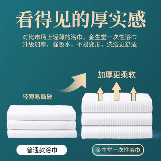 一次性浴巾特厚包装压缩毛巾加大加厚单独包装旅行酒店用便携式 商品图1