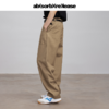 absorbrelease ab白噪卡其色纯棉工装裤男直筒长裤休闲裤男士裤子 商品缩略图2