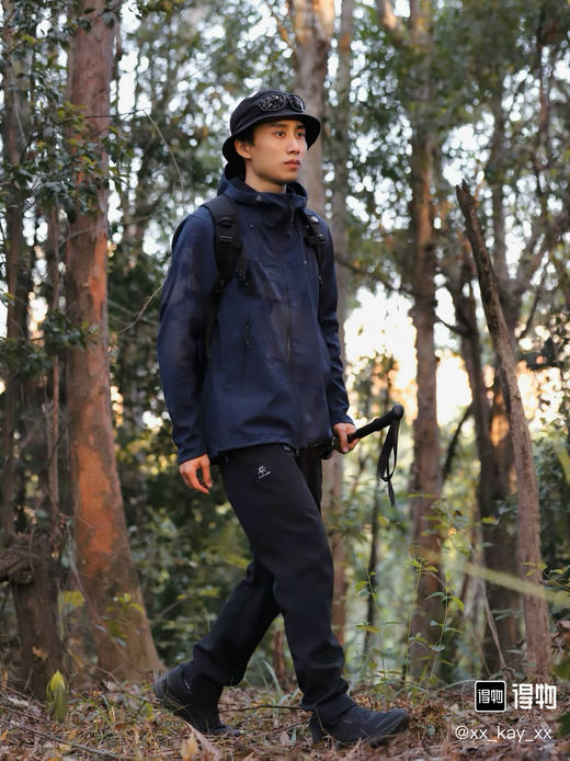 加绒t11！！长裤！！凯x石KAILAS T11GTX防风加绒保暖透汽户外运动徒步通勤 软壳裤 男女同款薄膜长裤 商品图5