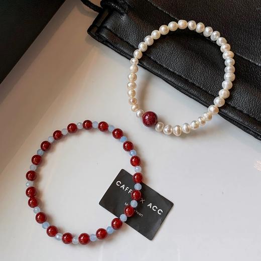 【买1赠1】QIANYOU 新中式玛瑙珍珠手串 ，美如红霞，提气色，尤配中国女人之美，优雅大方【G】 商品图3