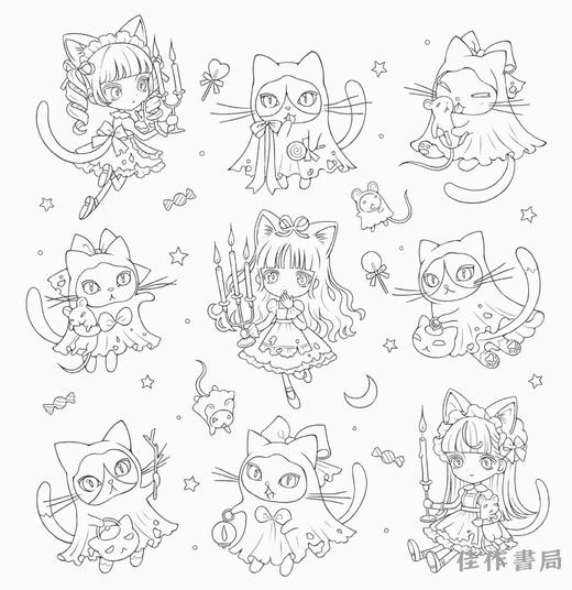 Romantic Gothic: The London Sirosaki Coloring Book / 浪漫哥特风：London Sirosaki涂色书 商品图3