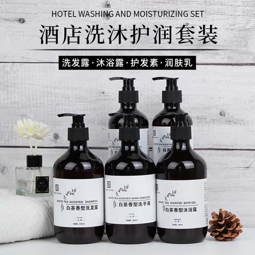 星级酒店高端宾馆民宿专用洗发水沐浴露护发素洗沐护套装持久留香 商品图0