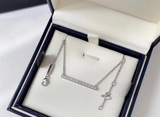 萧邦 Chopard 高版本CNC工艺 小冰块项链👼萧邦项链 亚金材质 Ice Cube系列，将萧邦的幸运与品牌最具标志性的灵动钻石完美融合，18k白金 原版logo 原版尾牌可以调节长短 ❕❕❕ 商品图2