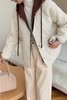 LNNNS 个性拼接菱格假两件夹棉外套 21592 商品缩略图0
