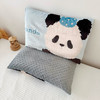 【YW】无忧购【甄选】大版儿童卡通小动物牛奶暖绒豆豆枕芯秋冬可拆卸幼儿园枕头套001（截单后3-5天发货) 商品缩略图4