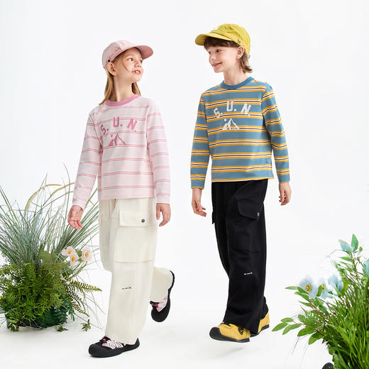 男女童圆领长袖针织衫春季新款安奈儿童装EM611569 商品图6