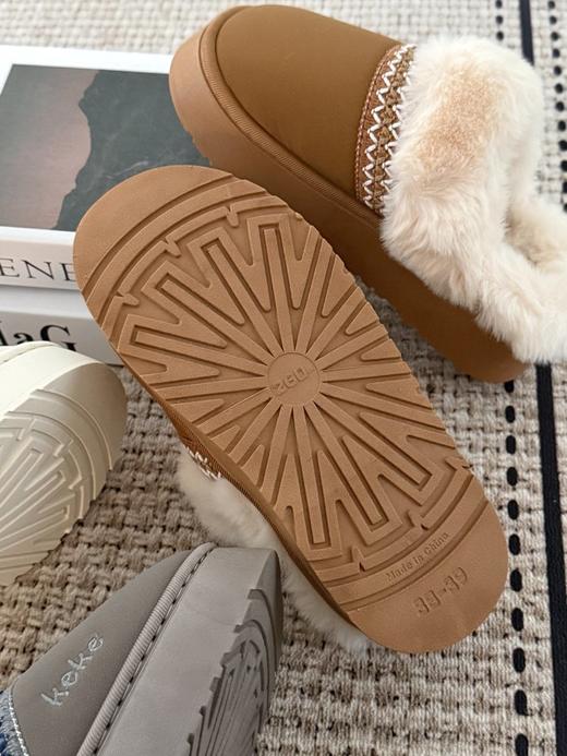 费尔岛风奢暖云朵绒包跟/半包棉鞋 商品图4